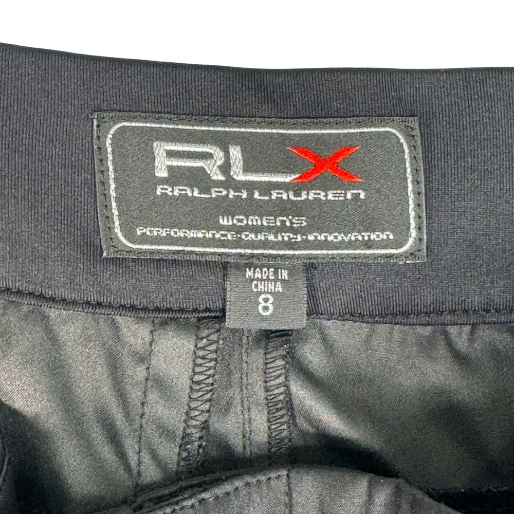 RLX Ralph Lauren Women's Performance Pants Size 8 Black Softshell Ski Outdoor - Picture 9 of 15